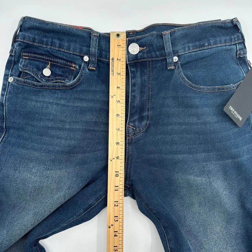 True Religion Rocco Relaxed Skinny Jeans Dark Woodland Wash Men 31x32 700878 NWT